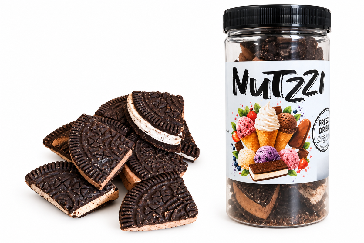 Freeze-Dried Oreo Ice Cream - Crunchy