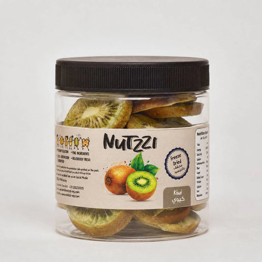 Crunchy Freeze-Dried Kiwi 100gm (Unpeeled)