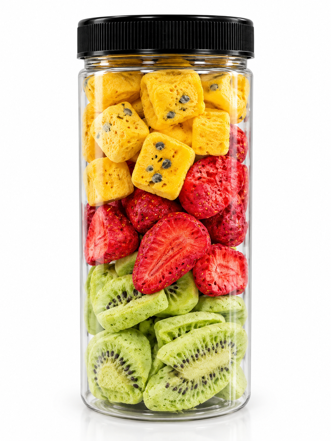 Freeze-Dried Sour Fruit Mix – Kiwi, Passion Fruit & Strawberry