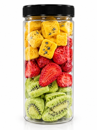 Freeze-Dried Sour Fruit Mix – Kiwi, Passion Fruit & Strawberry