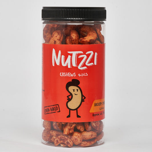 Nutzzi Jumbo Cashews (Hickory Smoked) - 250g