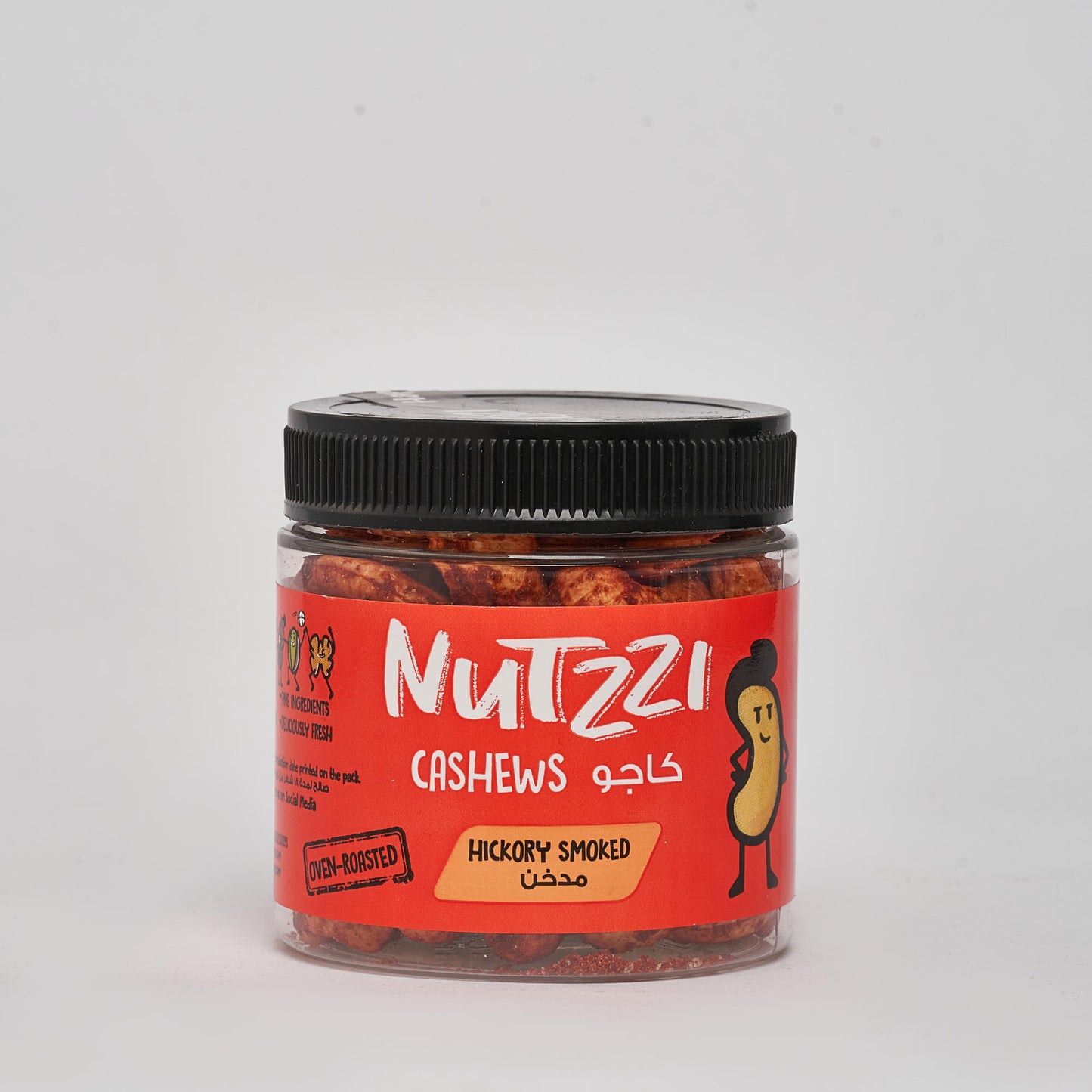 Nutzzi Jumbo Cashews (Hickory Smoked) - 100g