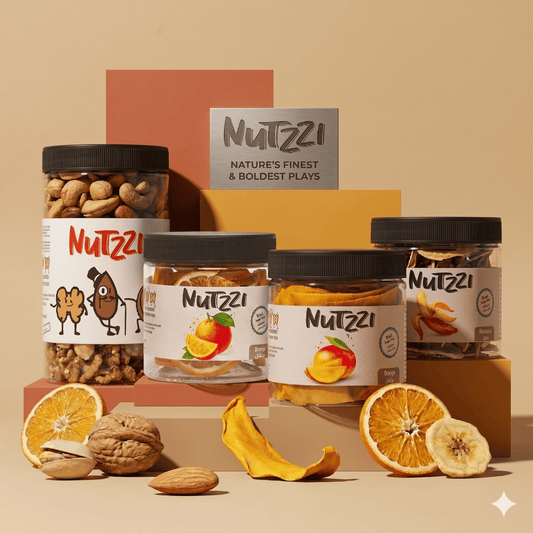 Power Mix Box – Mix Nuts & 3 Dried (Chewy) Fruits × 100g