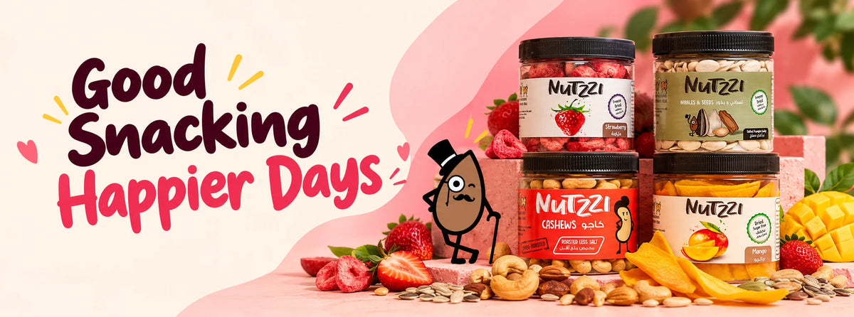 Nutzzi snacks banner