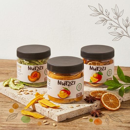 Trio Tropical Dried Fruits(Chewy) - 3 packs